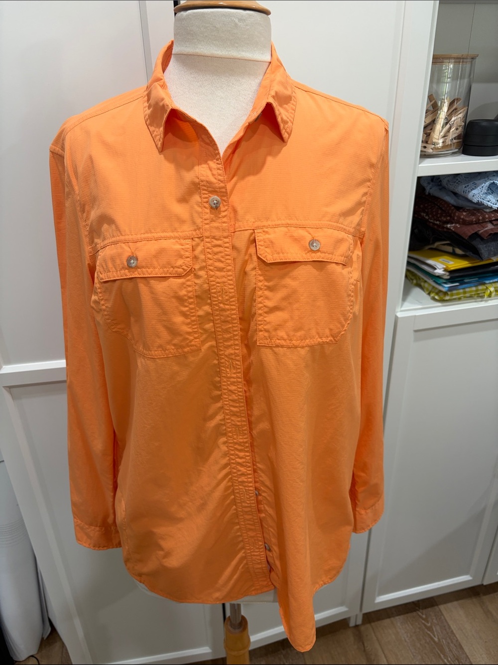 Eddie Bauer Women’s Activewear Button Up Size: M Tall